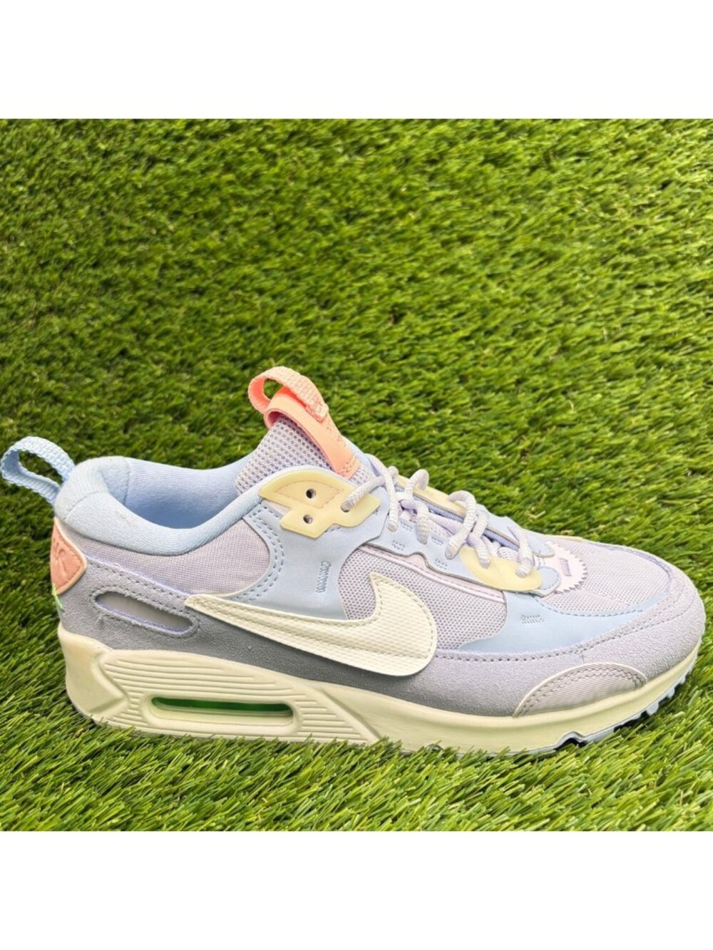 Nike Air Max 90 Futura Easter Womens Size 7 Purple Blue Athletic Shoes Sneakers